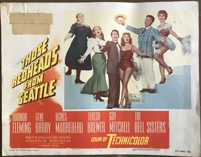 Those Redheads from Seattle Lobby Card Set Of 8 image 2