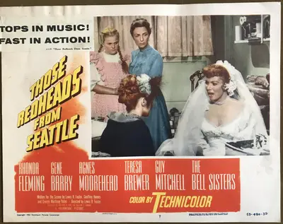 Those Redheads from Seattle Lobby Card Set Of 8 image 7