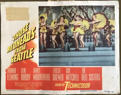 Those Redheads from Seattle Lobby Card Set Of 8 image 8