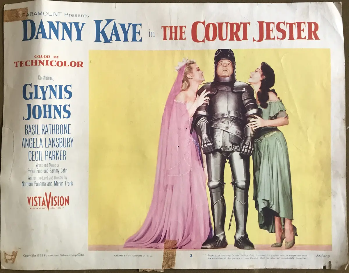 Court Jester Lobby Card Set Of 8