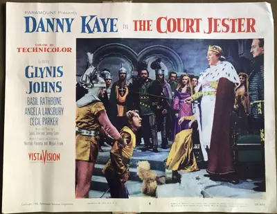 Court Jester Lobby Card Set Of 8 image 2