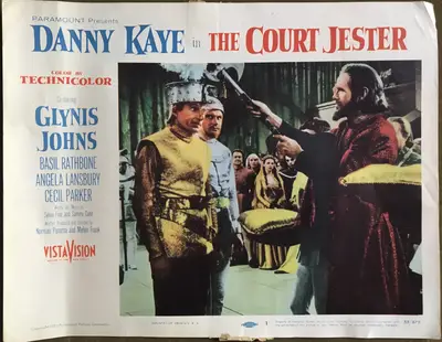 Court Jester Lobby Card Set Of 8 image 3