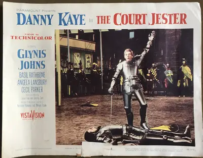 Court Jester Lobby Card Set Of 8 image 5