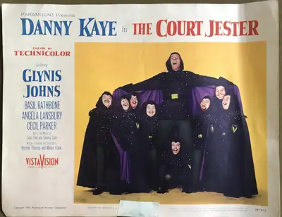 Court Jester Lobby Card Set Of 8 image 6