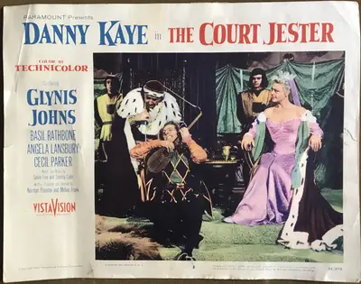 Court Jester Lobby Card Set Of 8 image 7