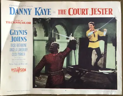 Court Jester Lobby Card Set Of 8 image 8