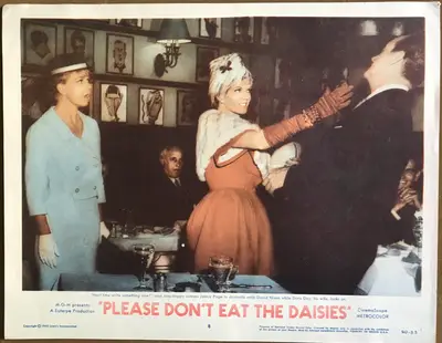Please Don't Eat the Daisies Lobby Card Set Of 8 image 8