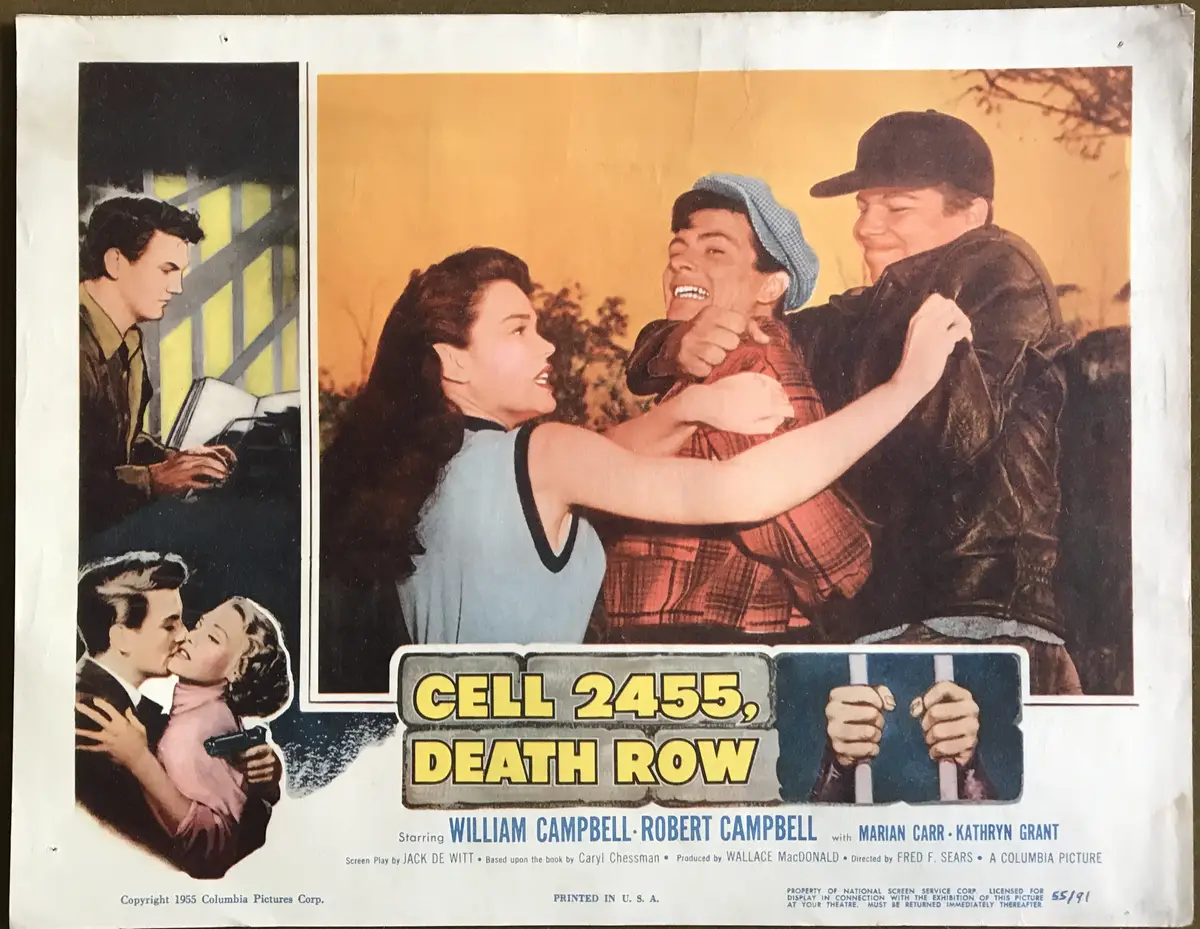 Cell 2455 Death Row Lobby Card Set Of 8