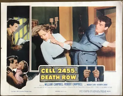 Cell 2455 Death Row Lobby Card Set Of 8 image 4