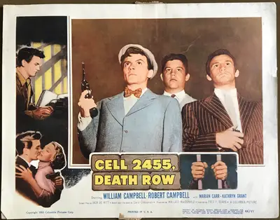 Cell 2455 Death Row Lobby Card Set Of 8 image 7