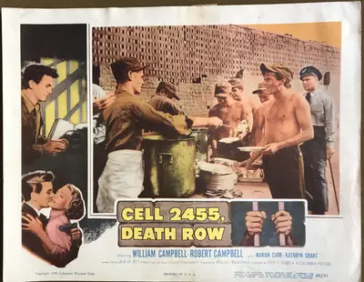 Cell 2455 Death Row Lobby Card Set Of 8 image 8
