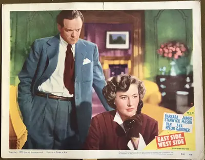 East Side, West Side Lobby Card Set Of 8 image 2