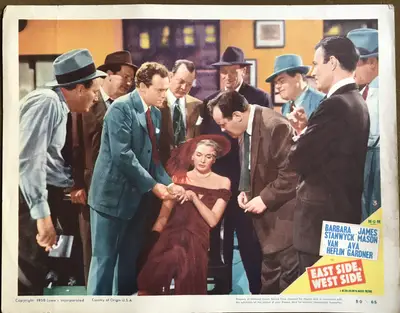 East Side, West Side Lobby Card Set Of 8 image 3
