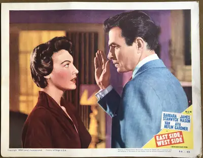 East Side, West Side Lobby Card Set Of 8 image 4