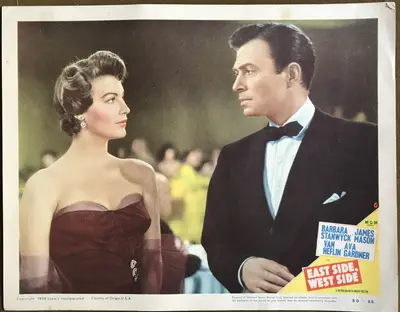 East Side, West Side Lobby Card Set Of 8 image 6