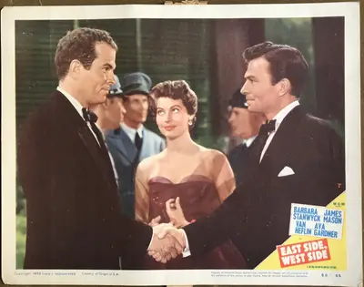 East Side, West Side Lobby Card Set Of 8 image 7