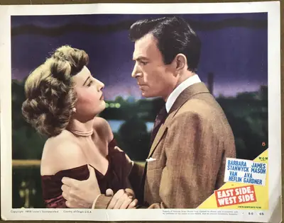 East Side, West Side Lobby Card Set Of 8 image 8