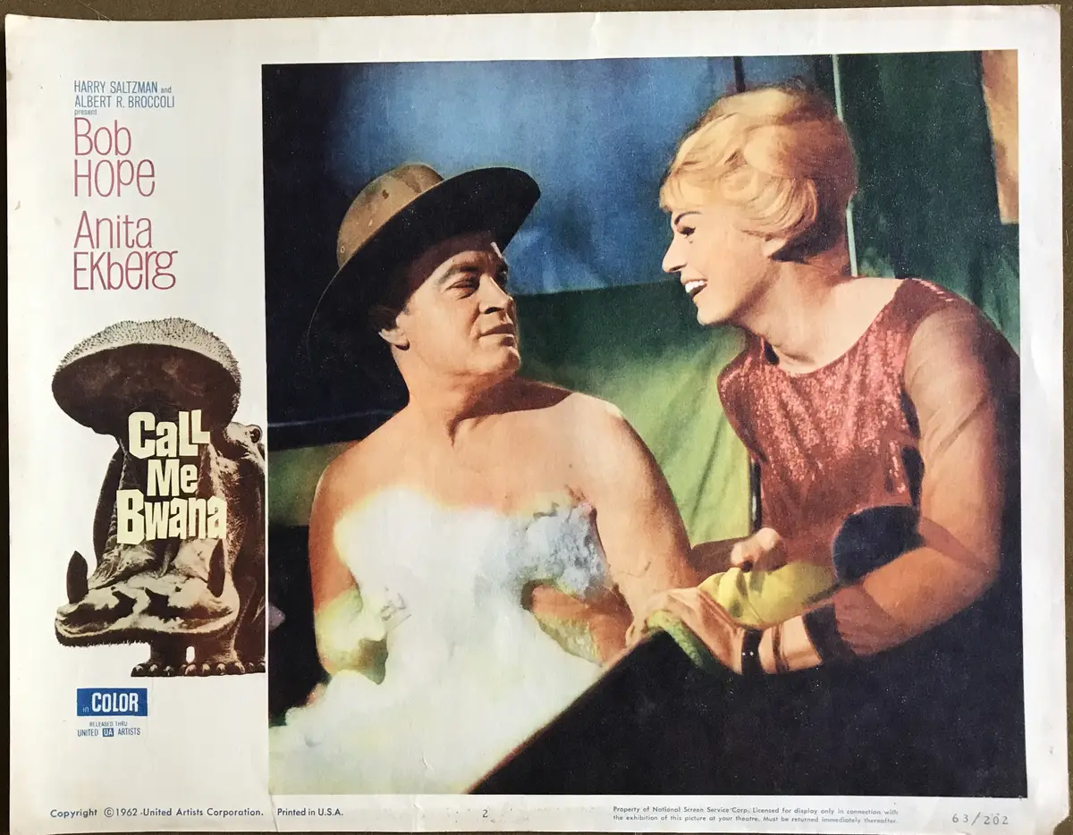 Call Me Bwana Lobby Card Set Of 8
