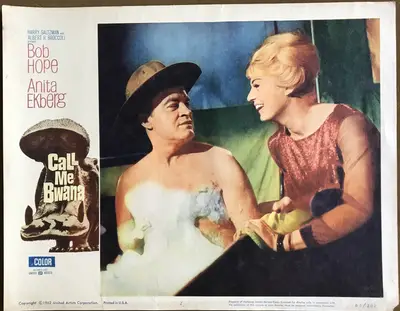 Call Me Bwana Lobby Card Set Of 8 image 1