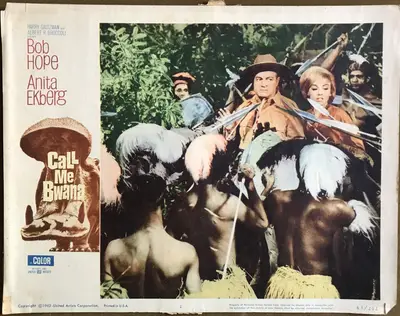 Call Me Bwana Lobby Card Set Of 8 image 2