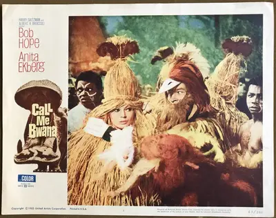 Call Me Bwana Lobby Card Set Of 8 image 3