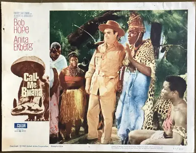 Call Me Bwana Lobby Card Set Of 8 image 4
