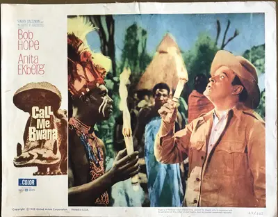 Call Me Bwana Lobby Card Set Of 8 image 8
