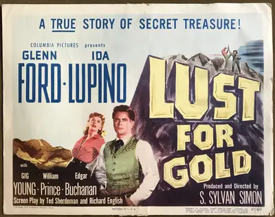 Lust for Gold Lobby Card Set Of 8 image 1