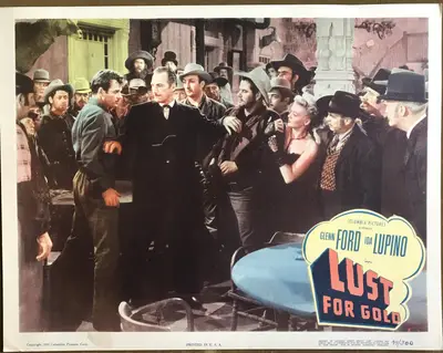 Lust for Gold Lobby Card Set Of 8 image 2