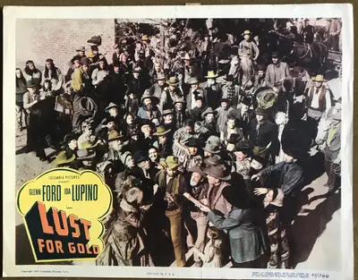Lust for Gold Lobby Card Set Of 8 image 3