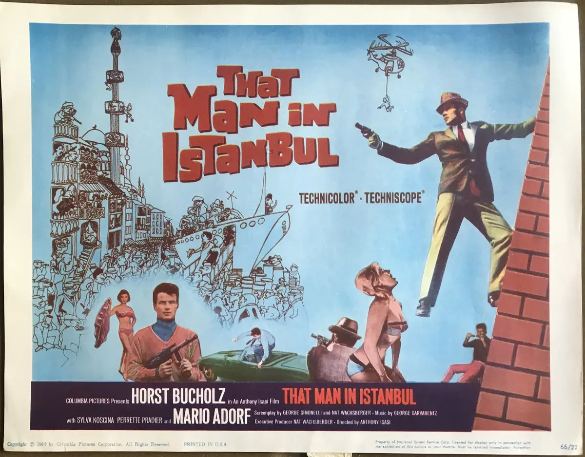 That Man in Istanbul Lobby Card Set Of 8