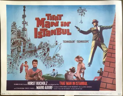That Man in Istanbul Lobby Card Set Of 8 image 1