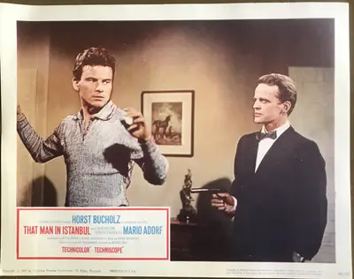 That Man in Istanbul Lobby Card Set Of 8 image 2
