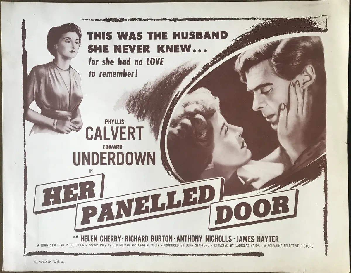 Woman with No Name AKA Her Panelled Door Lobby Card Set Of 4