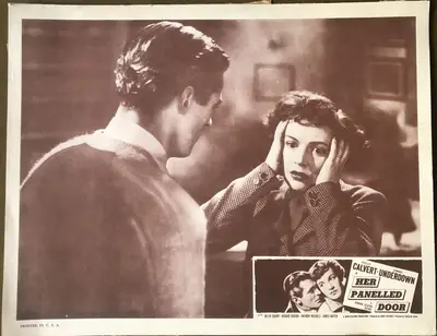 Woman with No Name AKA Her Panelled Door Lobby Card Set Of 4 image 2