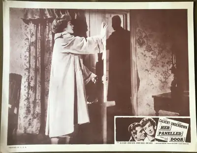 Woman with No Name AKA Her Panelled Door Lobby Card Set Of 4 image 3