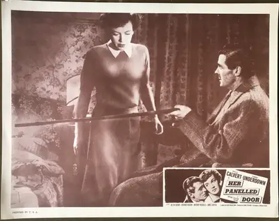 Woman with No Name AKA Her Panelled Door Lobby Card Set Of 4 image 4