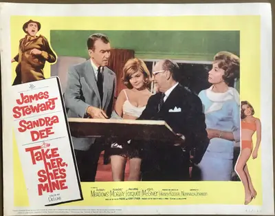 Take Her, She's Mine Lobby Card Set Of 8 image 2