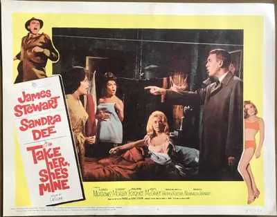 Take Her, She's Mine Lobby Card Set Of 8 image 3