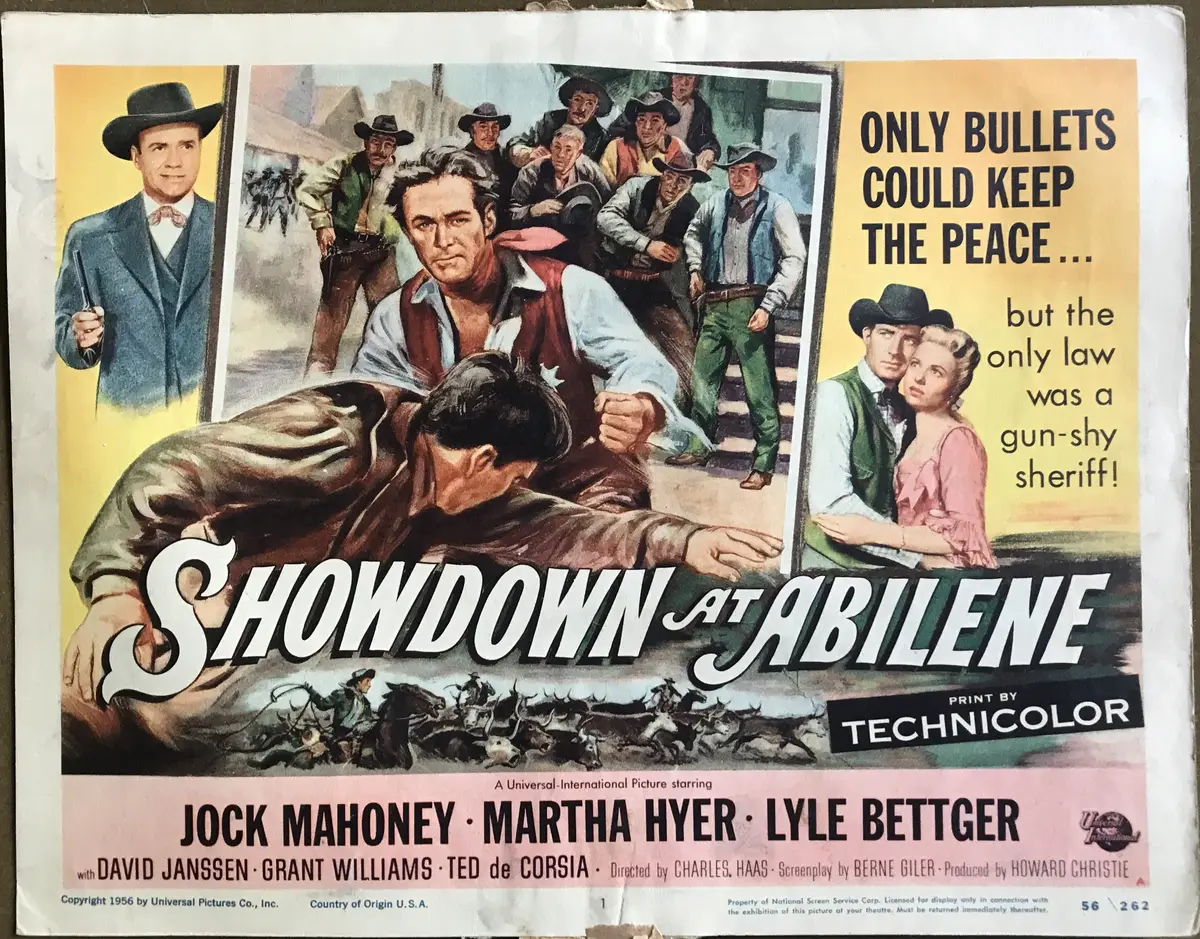 Showdown at Abilene Lobby Card Set Of 8