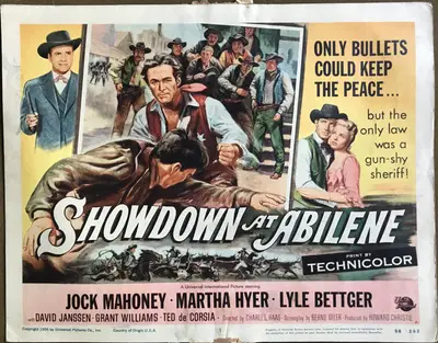 Showdown at Abilene Lobby Card Set Of 8 image 1