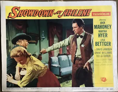 Showdown at Abilene Lobby Card Set Of 8 image 3