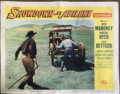 Showdown at Abilene Lobby Card Set Of 8 image 5