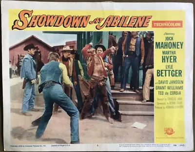 Showdown at Abilene Lobby Card Set Of 8 image 6