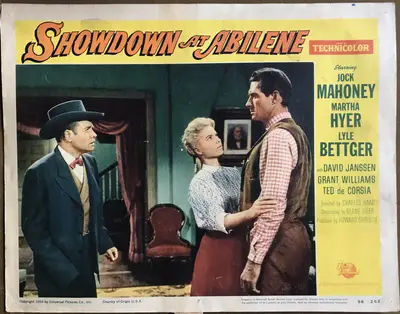 Showdown at Abilene Lobby Card Set Of 8 image 7