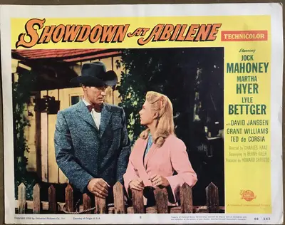 Showdown at Abilene Lobby Card Set Of 8 image 8