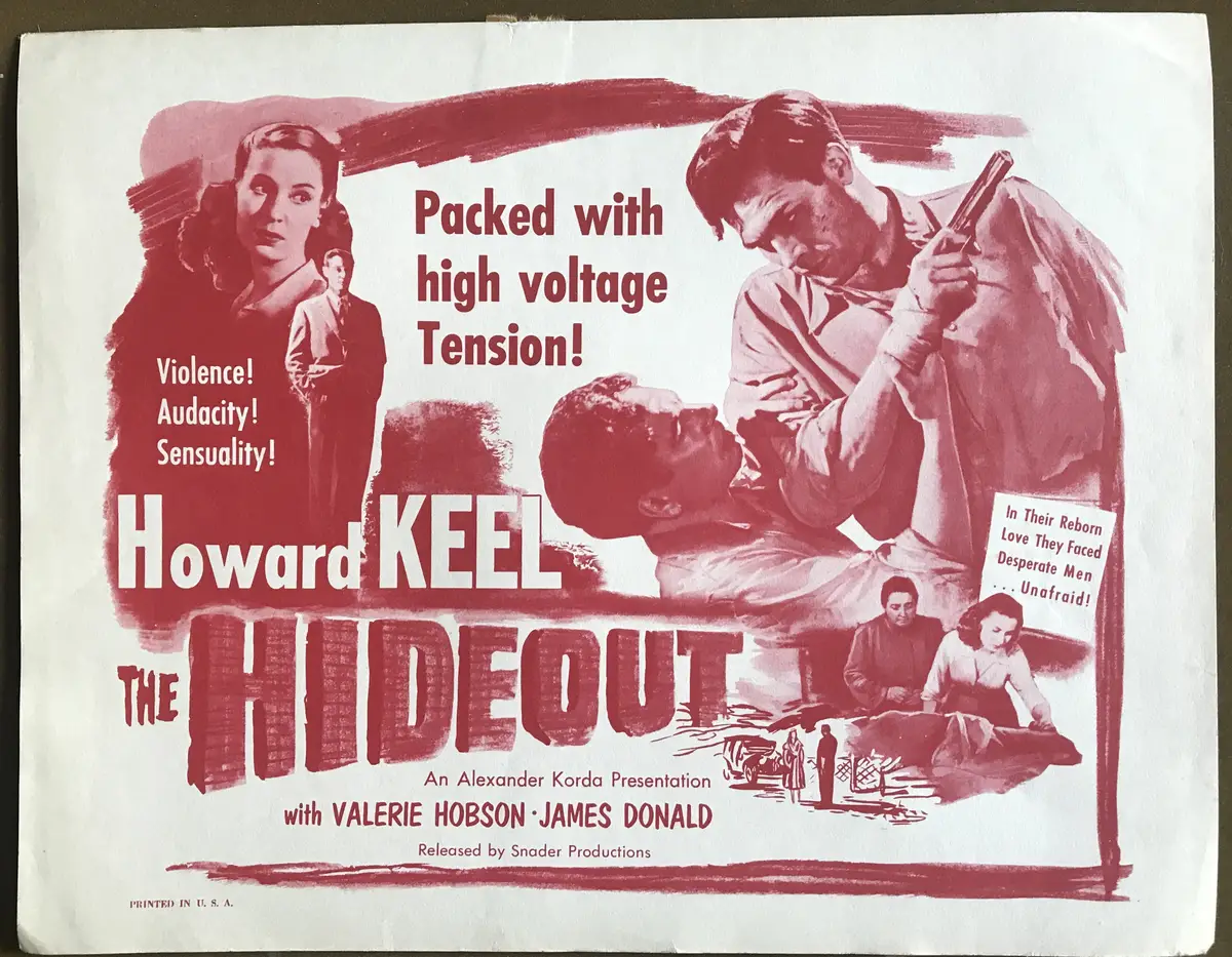 Hideout AKA The Small Voice Lobby Card Lot of 4