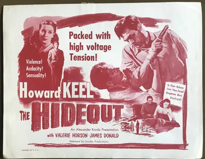 Hideout AKA The Small Voice Lobby Card Lot of 4 image 1