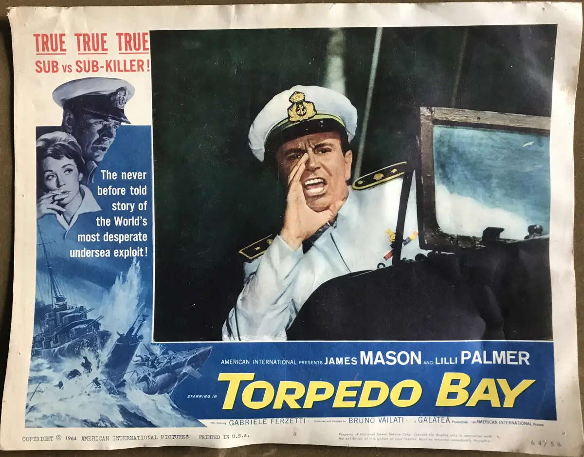 Torpedo Bay Lobby Card Set Of 8