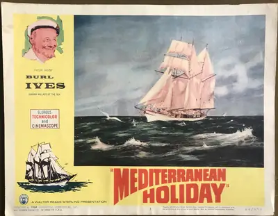 Mediterranean Holiday Lobby Card Set Of 8 image 3